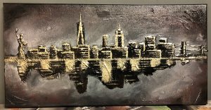 New York Skyline painting