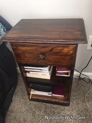 Refinished nightstand